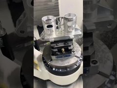 लाइट कटिंग के लिए ब्लू एल्युमीनियम वाइस जॉज़ मैनुअल सीएनसी टर्निंग फिक्स्चर