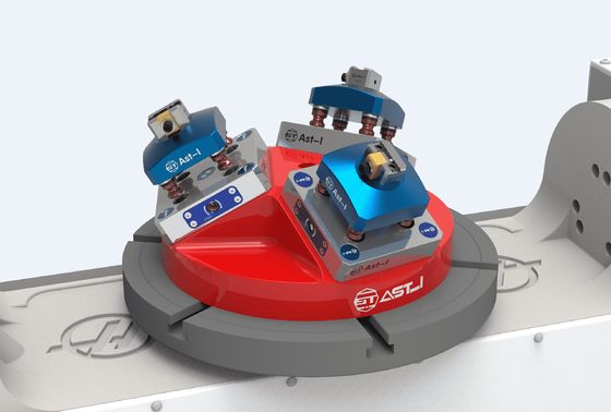 Metric 5 Axis Dovetail Fixture Precise Superhard Aluminum Material