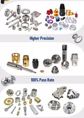 POM CNC Machining Parts Titanium Plating CNC Processing Parts SGS
