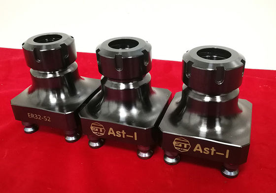 Superhard Steel CNC Milling Machine Fixtures All 3 / 4 / 5 Axis Collet Chucks ER32-52
