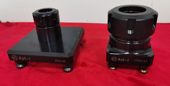 मिलिंग और क्लैंप गोल व्यास भागों के लिए ई-आर टाइप हार्डन्ड स्टील कॉम्पैक्ट कॉलेट चक, व्यावसायिक रूप से उपलब्ध ई आर कॉलेट ER50-52 के साथ