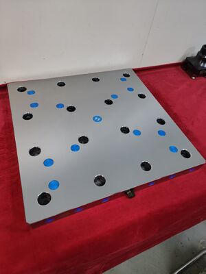 OEM 18KN लॉकिंग फोर्स 5 एक्सिस सीएनसी क्लैंपिंग फिक्स्चर सीएनसी वर्कहोल्डिंग फिक्स्चर जो विनिर्माण लाइनों में वर्कपीस स्थिरता और क्लैंपिंग प्रदान करता है