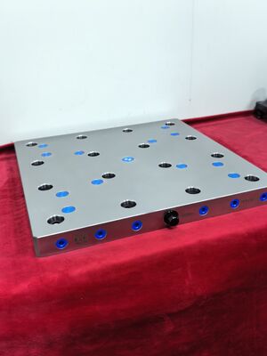 OEM 18KN लॉकिंग फोर्स 5 एक्सिस सीएनसी क्लैंपिंग फिक्स्चर सीएनसी वर्कहोल्डिंग फिक्स्चर जो विनिर्माण लाइनों में वर्कपीस स्थिरता और क्लैंपिंग प्रदान करता है