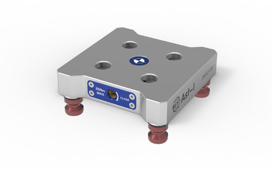 एचआरसी जीरो पॉइंट क्लैंपिंग प्लेट्स 96 मिमी पुल स्टड अलॉय स्टील मटेरियल